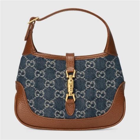 gucci jackie azzurro|gucci 1961 shoulder bag.